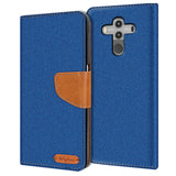 Huawei Mate 10 Pro Klapphülle im Jeanslook mit Karten- und Geldfach