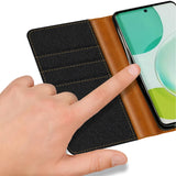 Huawei Nova 11 i Klapphülle im Jeanslook mit Karten- und Geldfach