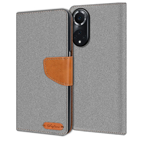 Huawei Nova 9 / Honor 50 Klapphülle im Jeanslook mit Karten- und Geldfach