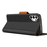 Samsung Galaxy A13 4G Klapphülle im Jeanslook mit Karten- und Geldfach