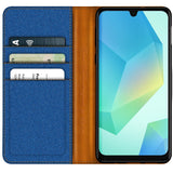 Samsung Galaxy A26 5G Klapphülle im Jeanslook mit Karten- und Geldfach