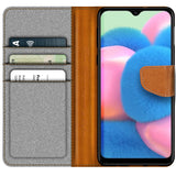 Samsung Galaxy A32 5G Klapphülle im Jeanslook mit Karten- und Geldfach