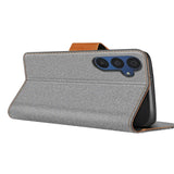 Samsung Galaxy A35 5G Klapphülle im Jeanslook mit Karten- und Geldfach