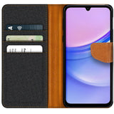 Samsung Galaxy A35 5G Klapphülle im Jeanslook mit Karten- und Geldfach