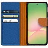 Samsung Galaxy A37 5G Klapphülle im Jeanslook mit Karten- und Geldfach