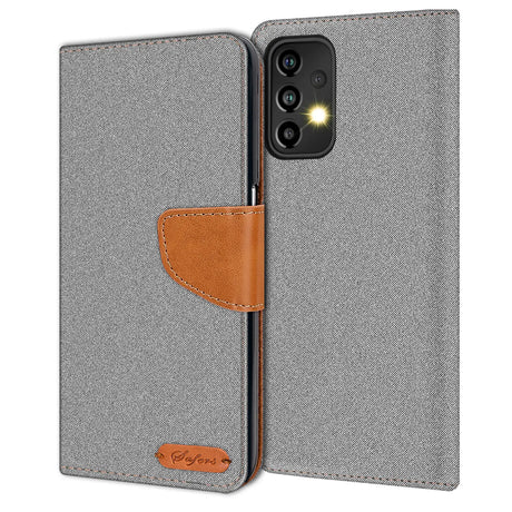 Samsung Galaxy A53 5G Klapphülle im Jeanslook mit Karten- und Geldfach