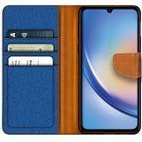 Samsung Galaxy A54 5G Klapphülle im Jeanslook mit Karten- und Geldfach