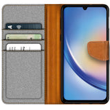 Samsung Galaxy A54 5G Klapphülle im Jeanslook mit Karten- und Geldfach
