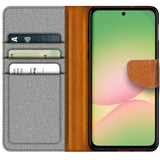 Samsung Galaxy A57 5G Klapphülle im Jeanslook mit Karten- und Geldfach