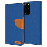 Samsung Galaxy S20 Plus Klapphülle im Jeanslook mit Karten- und Geldfach