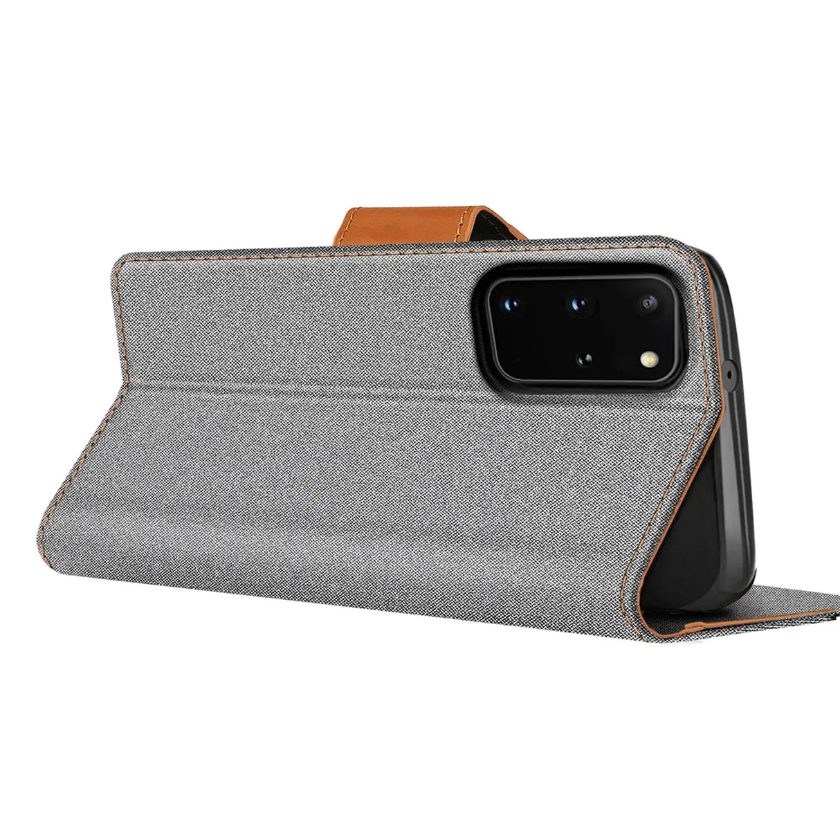 Samsung Galaxy S20 Plus Klapphülle im Jeanslook mit Karten- und Geldfach