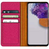 Samsung Galaxy S20 Plus Klapphülle im Jeanslook mit Karten- und Geldfach