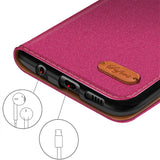 Samsung Galaxy S20 Ultra Klapphülle im Jeanslook mit Karten- und Geldfach