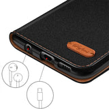 Samsung Galaxy S20 Ultra Klapphülle im Jeanslook mit Karten- und Geldfach