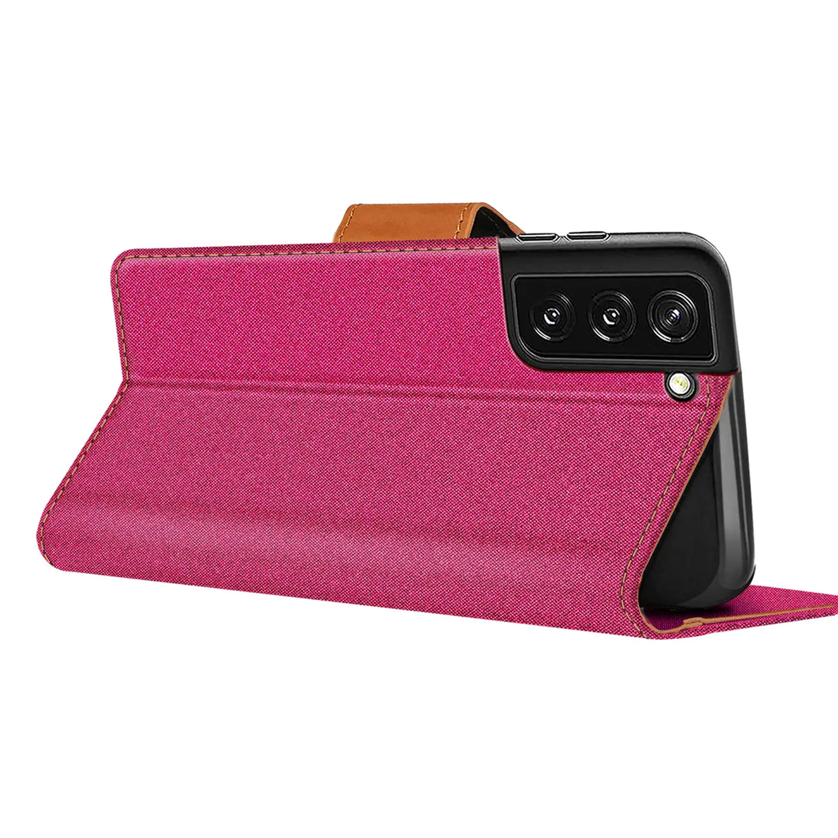 Samsung Galaxy S21 Plus Klapphülle im Jeanslook mit Karten- und Geldfach