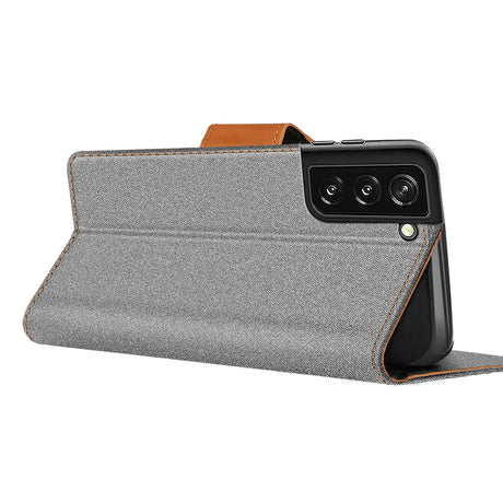 Samsung Galaxy S22 Plus Klapphülle im Jeanslook mit Karten- und Geldfach