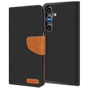 Samsung Galaxy S23 FE Klapphülle im Jeanslook mit Karten- und Geldfach