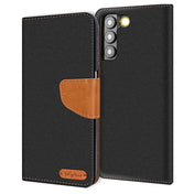 Samsung Galaxy S23 Plus Klapphülle im Jeanslook mit Karten- und Geldfach