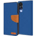 Samsung Galaxy S25 Edge Klapphülle im Jeanslook mit Karten- und Geldfach