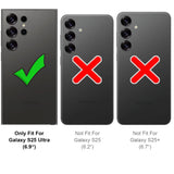 Samsung Galaxy S25 Ultra Klapphülle im Jeanslook mit Karten- und Geldfach