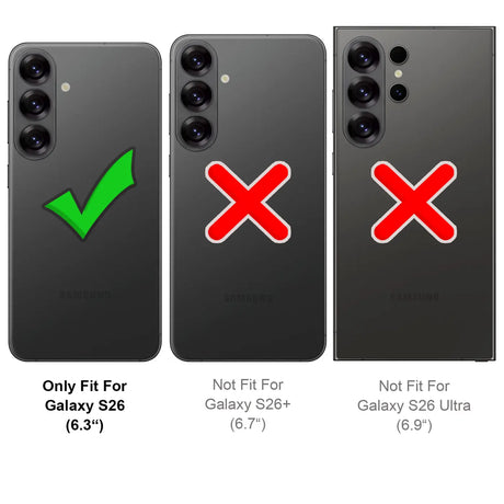 Samsung Galaxy S26 Klapphülle im Jeanslook mit Karten- und Geldfach