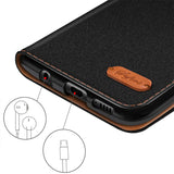Xiaomi 12T / 12T Pro Klapphülle im Jeanslook mit Karten- und Geldfach