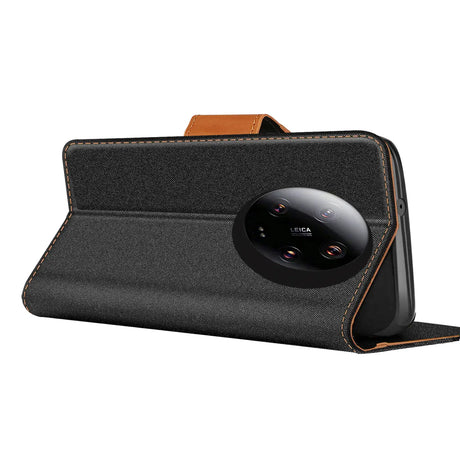 Xiaomi 13 Ultra Klapphülle im Jeanslook mit Karten- und Geldfach