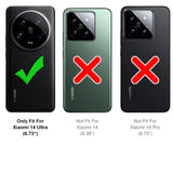 Xiaomi 14 Ultra Klapphülle im Jeanslook mit Karten- und Geldfach