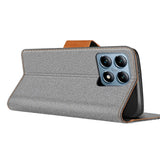 Xiaomi 14T Klapphülle im Jeanslook mit Karten- und Geldfach