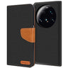 Xiaomi 15 Ultra - Jeanslook Klapphülle mit Kartenfach