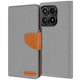 Xiaomi 17 - Textil Klapphülle Kartenfach