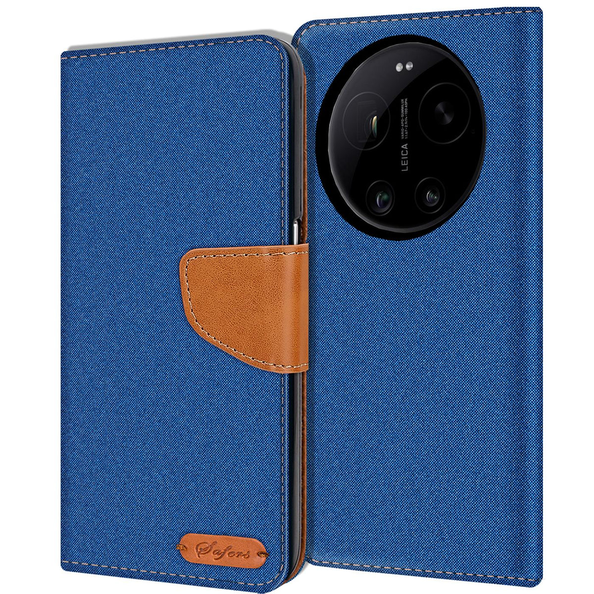 Xiaomi 17 Ultra - Textil Klapphülle Kartenfach