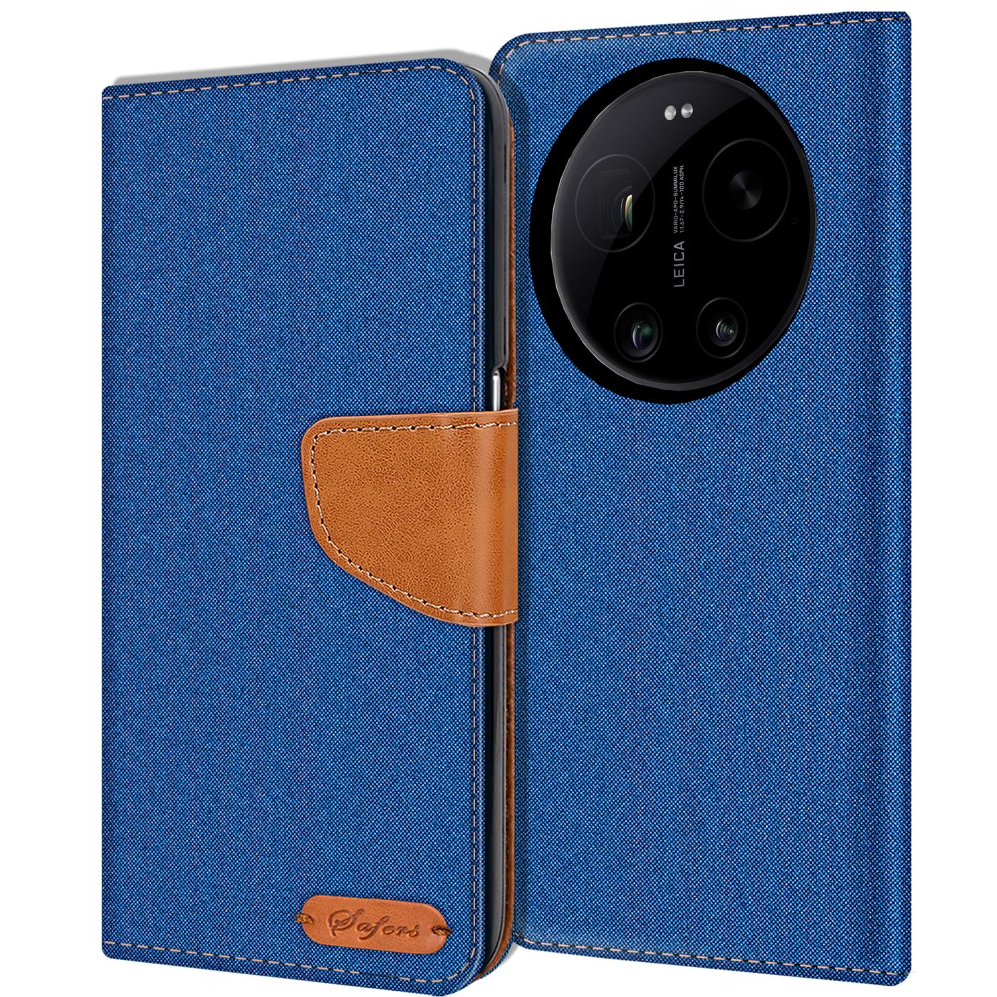 Xiaomi 17 Ultra - Textil Klapphülle Kartenfach