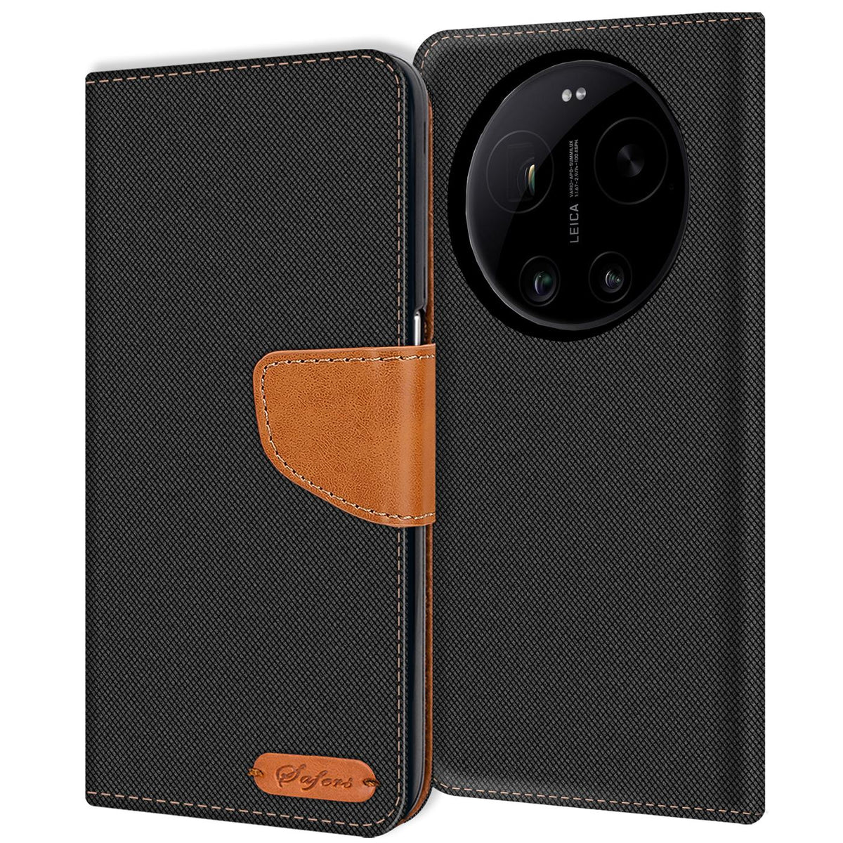Xiaomi 17 Ultra - Textil Klapphülle Kartenfach