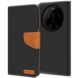Xiaomi 17 Ultra - Textil Klapphülle Kartenfach
