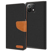 Xiaomi Mi 11 Lite 4G/5G Klapphülle im Jeanslook mit Karten- und Geldfach