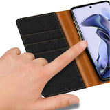 Xiaomi Redmi 10C Klapphülle im Jeanslook mit Karten- und Geldfach