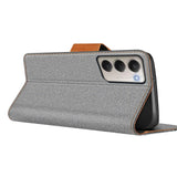 Xiaomi Redmi 15 4G/5G Klapphülle im Jeanslook mit Karten- und Geldfach