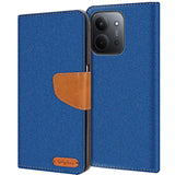 Xiaomi Redmi 15C Klapphülle im Jeanslook mit Karten- und Geldfach