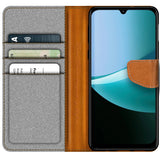 Xiaomi Redmi 15C Klapphülle im Jeanslook mit Karten- und Geldfach