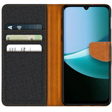 Xiaomi Redmi 15C Klapphülle im Jeanslook mit Karten- und Geldfach