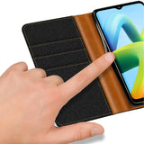 Xiaomi Redmi A1 Klapphülle im Jeanslook mit Karten- und Geldfach