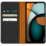 Xiaomi Redmi A3 Klapphülle im Jeanslook mit Karten- und Geldfach