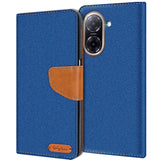 Xiaomi Redmi A5 Klapphülle im Jeanslook mit Karten- und Geldfach