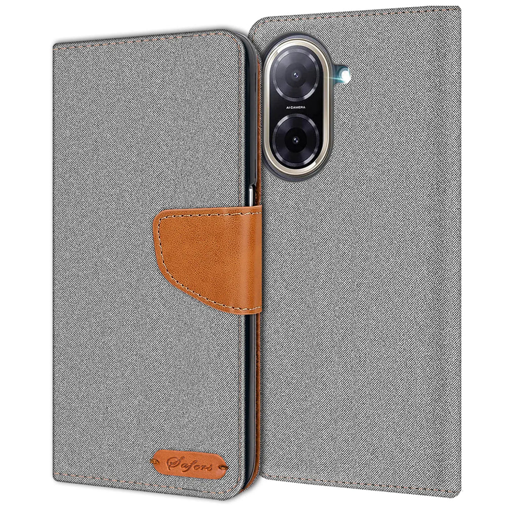 Xiaomi Redmi A5 Klapphülle im Jeanslook mit Karten- und Geldfach