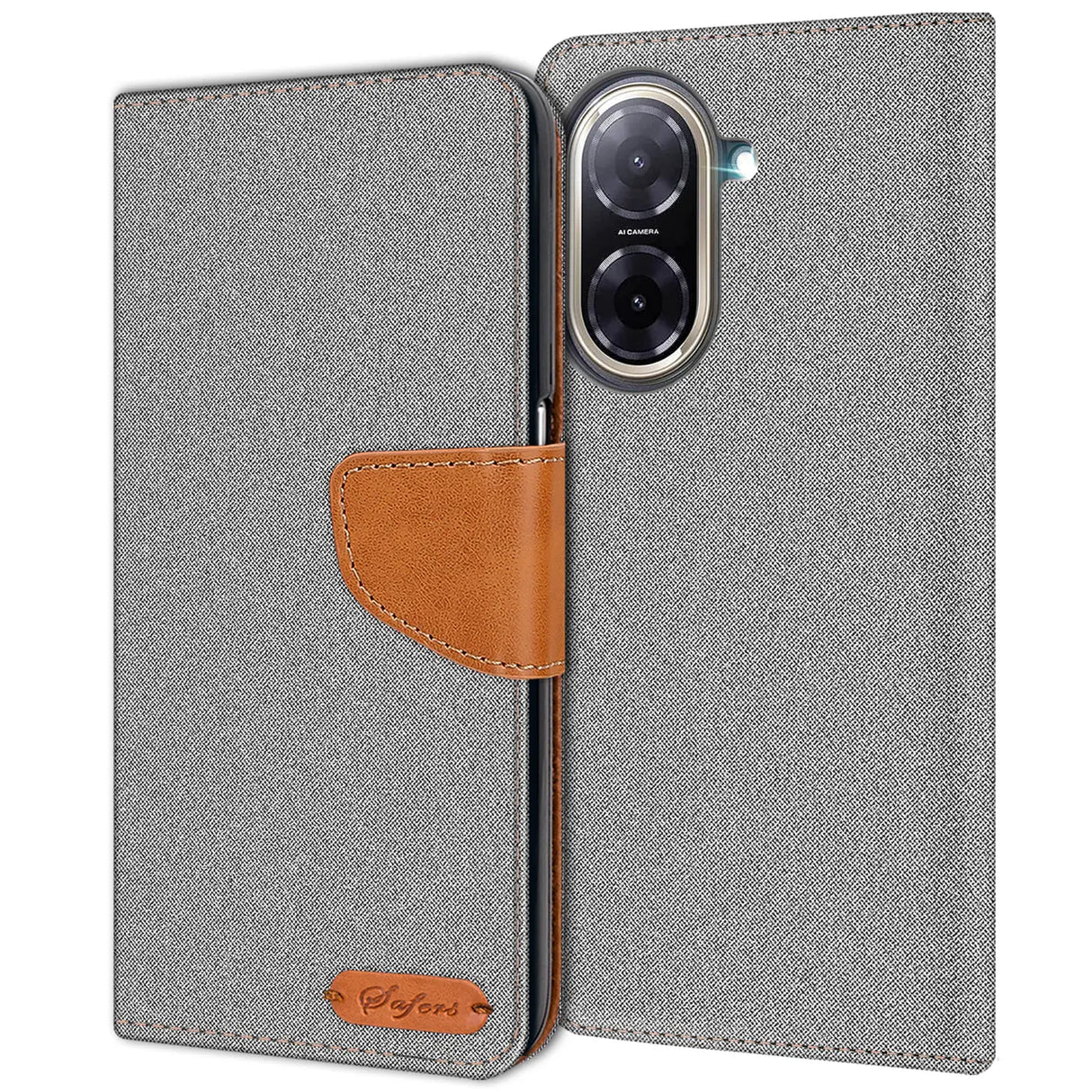 Xiaomi Redmi A5 Klapphülle im Jeanslook mit Karten- und Geldfach