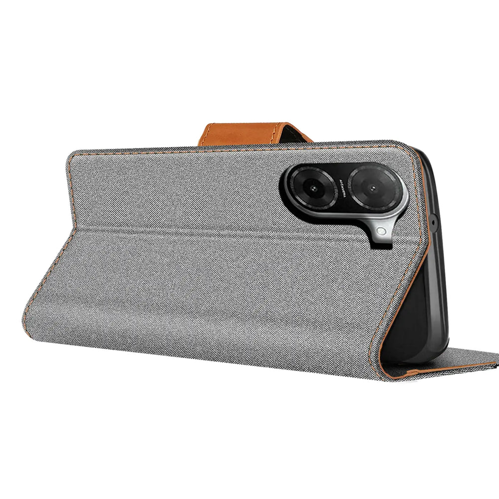 Xiaomi Redmi A5 Klapphülle im Jeanslook mit Karten- und Geldfach