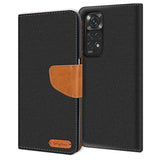 Xiaomi Redmi Note 11 / 11s Klapphülle im Jeanslook mit Karten- und Geldfach