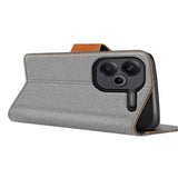 Xiaomi Redmi Note 13 Pro+ 5G Klapphülle im Jeanslook mit Karten- und Geldfach