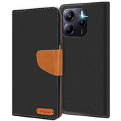 Xiaomi Redmi Note 14 (4G) Klapphülle im Jeanslook mit Karten- und Geldfach